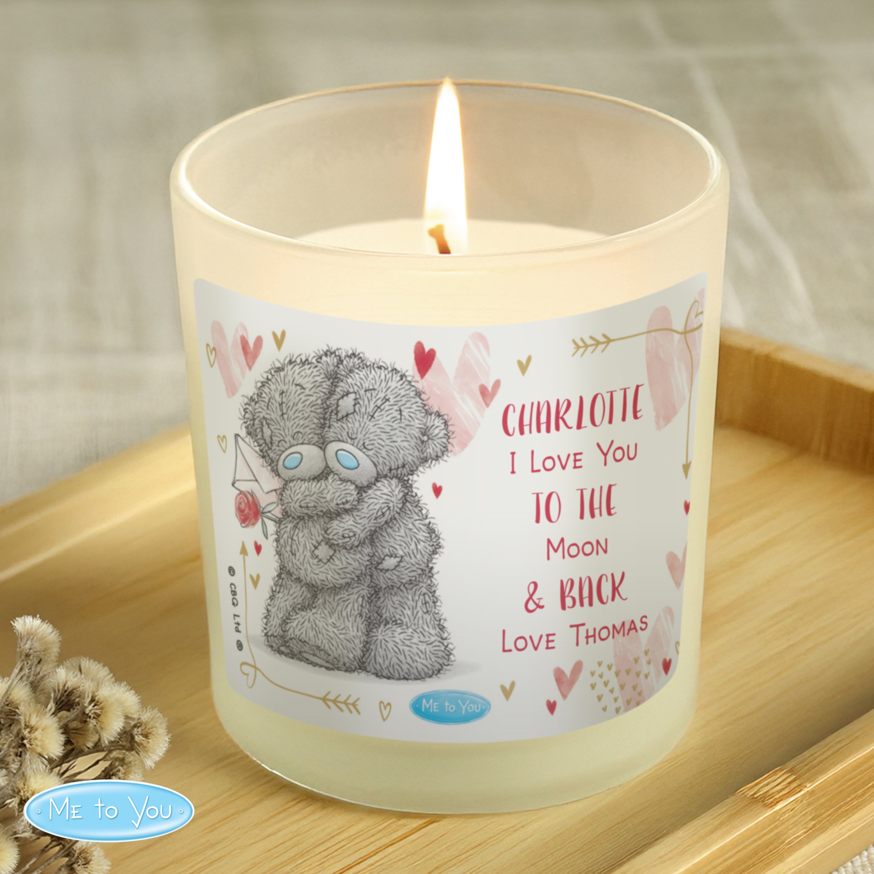 Personalised Me To You Love Forever Scented Jar Candle from Heartfelt Gifts
