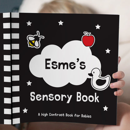 Personalised High Contrast Black and White Baby Book - image 6