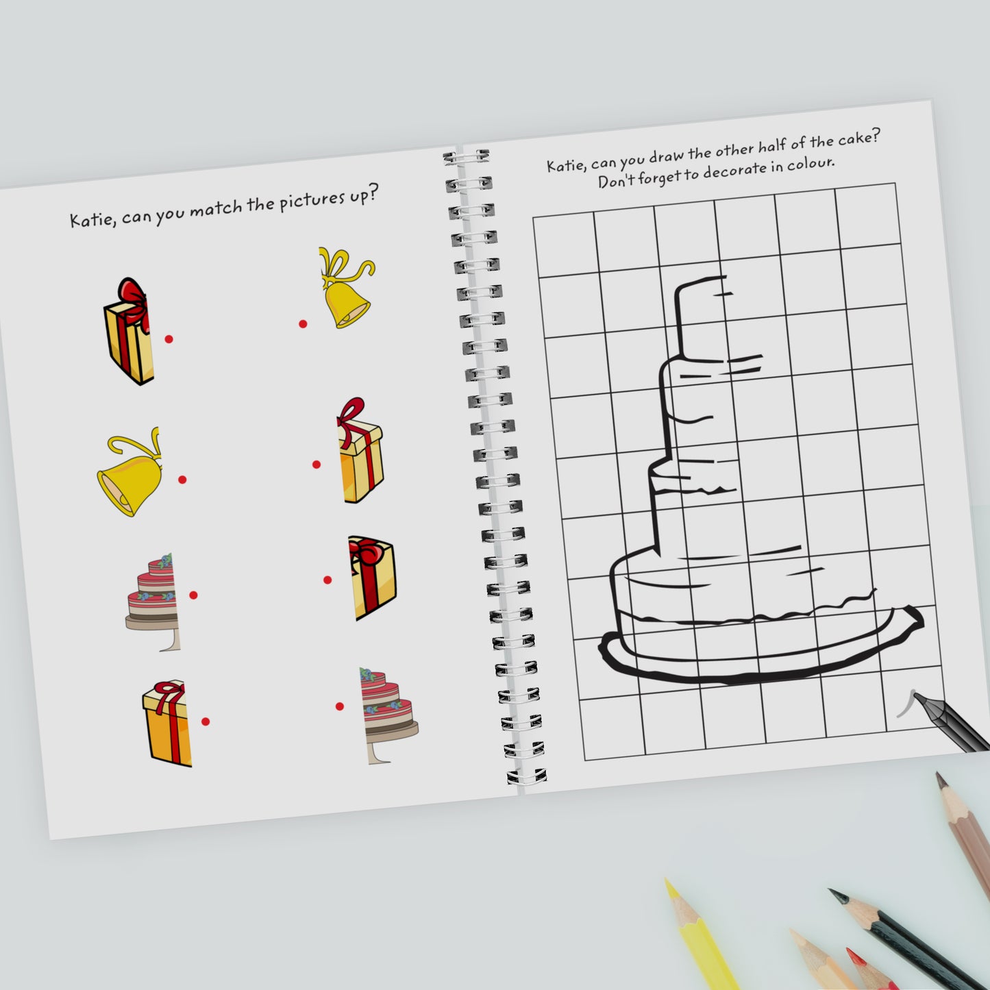 Personalised A5 Wedding Activity & Colouring Book - image 3