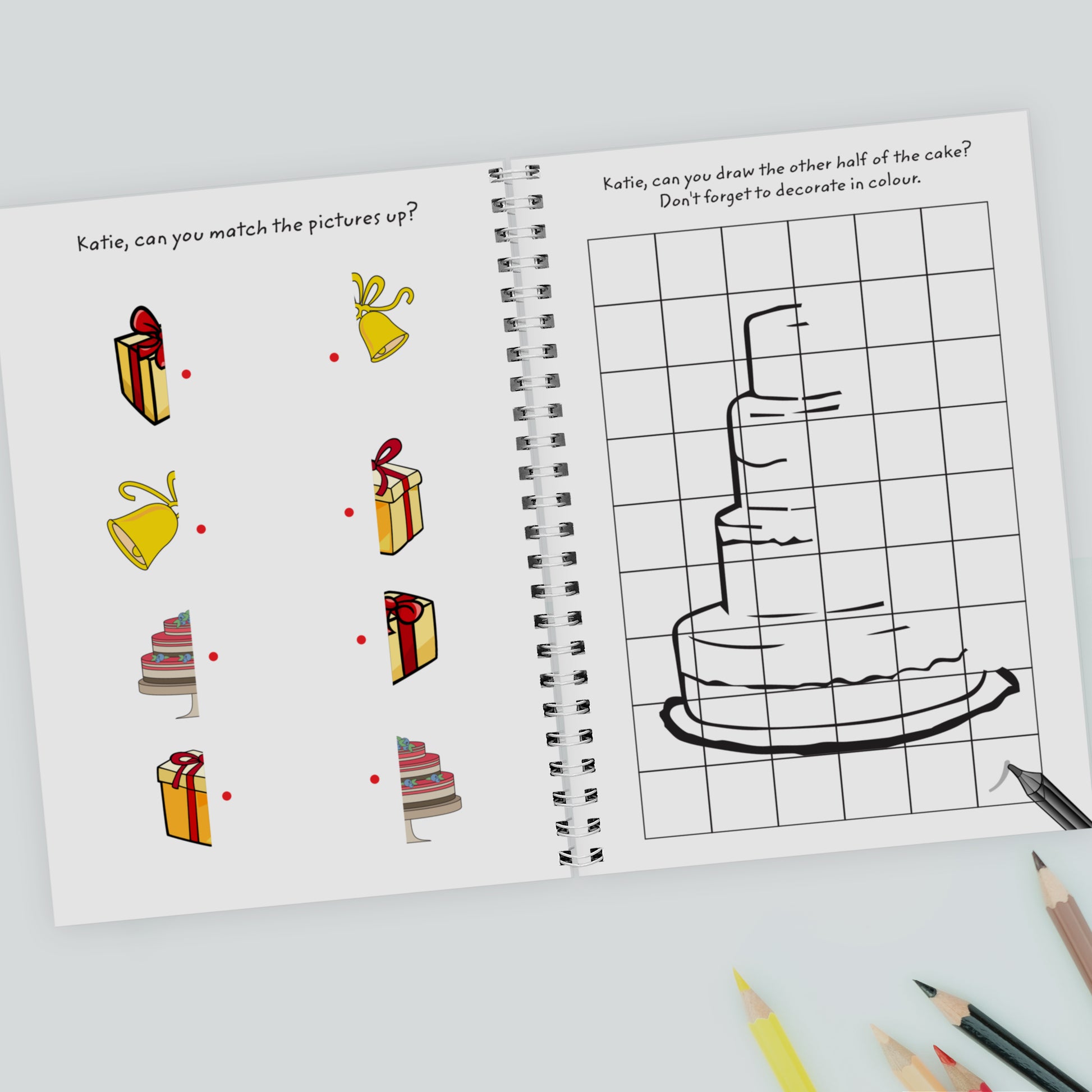 Personalised A5 Wedding Activity & Colouring Book - image 3