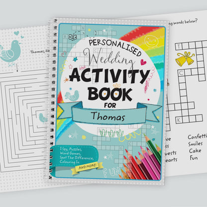 Personalised A5 Wedding Activity & Colouring Book - image 4