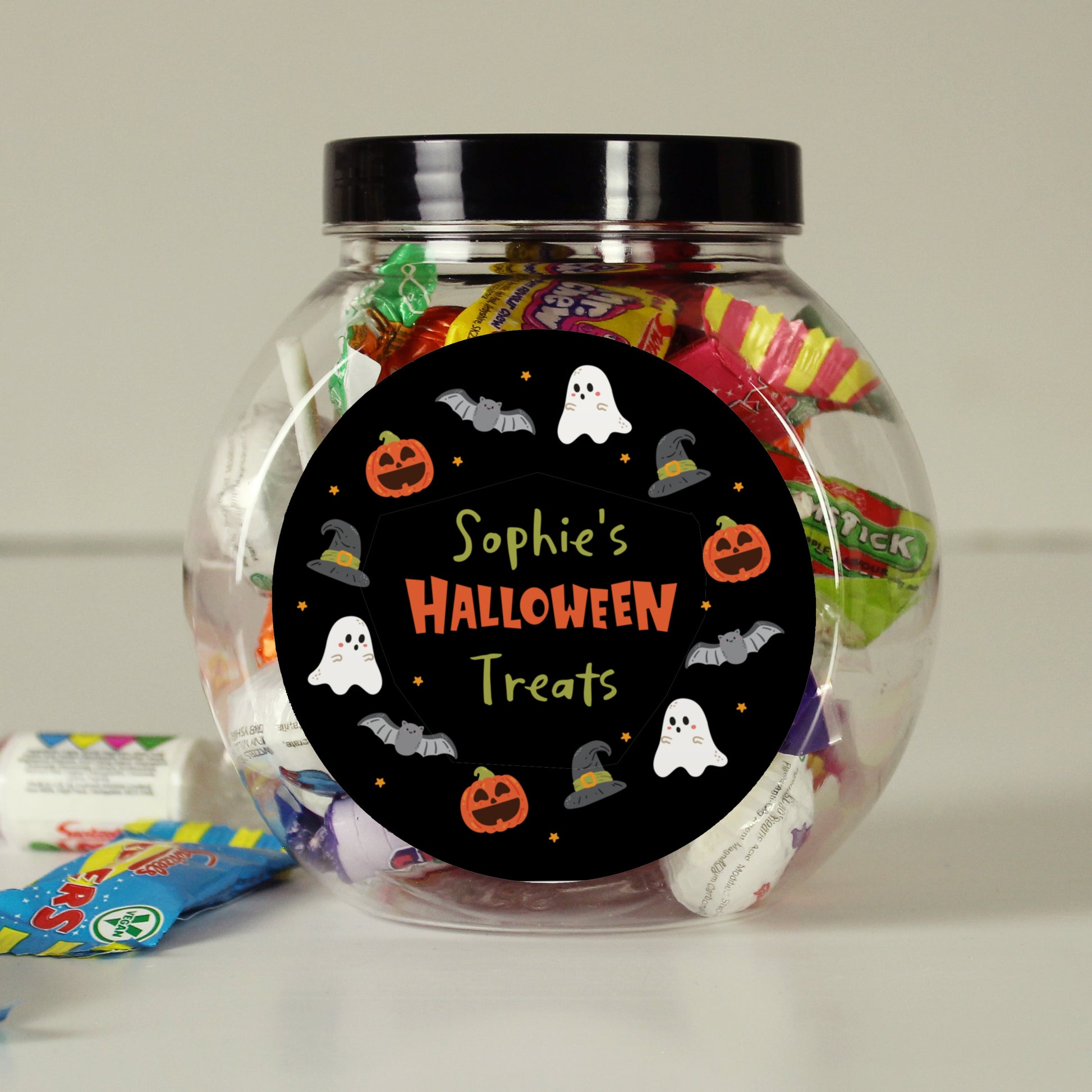 Personalised Halloween Sweets Jar - image 3