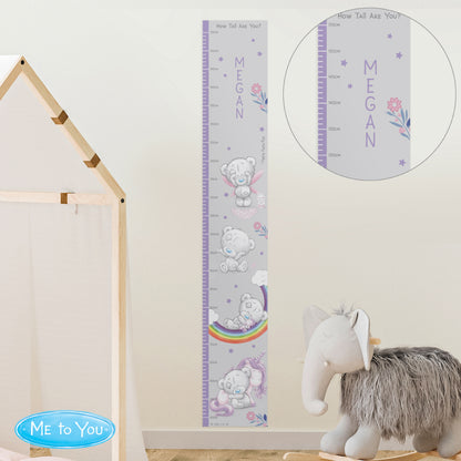 Personalised Tiny Tatty Teddy Unicorn Height Chart from Heartfelt Gifts