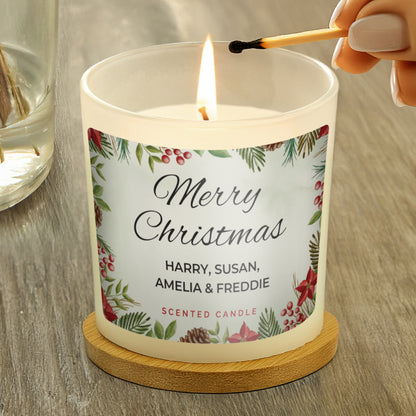 Personalised Christmas Scented Jar Candle - image 3