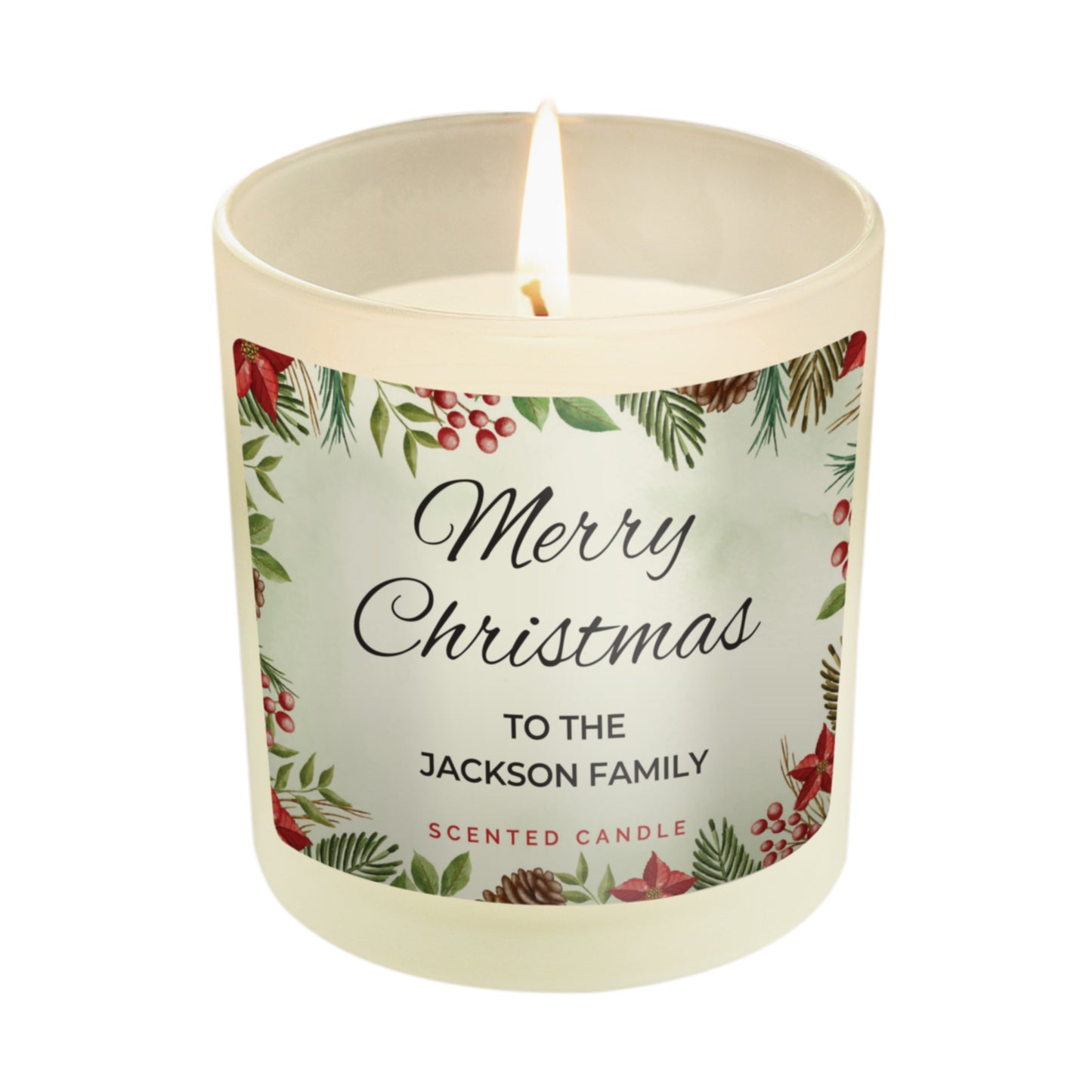 Personalised Christmas Scented Jar Candle - image 5
