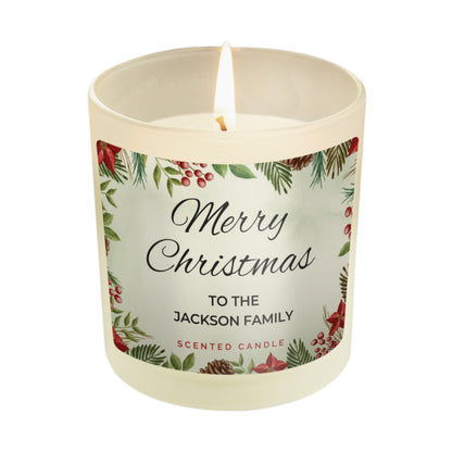 Personalised Christmas Scented Jar Candle - image 5