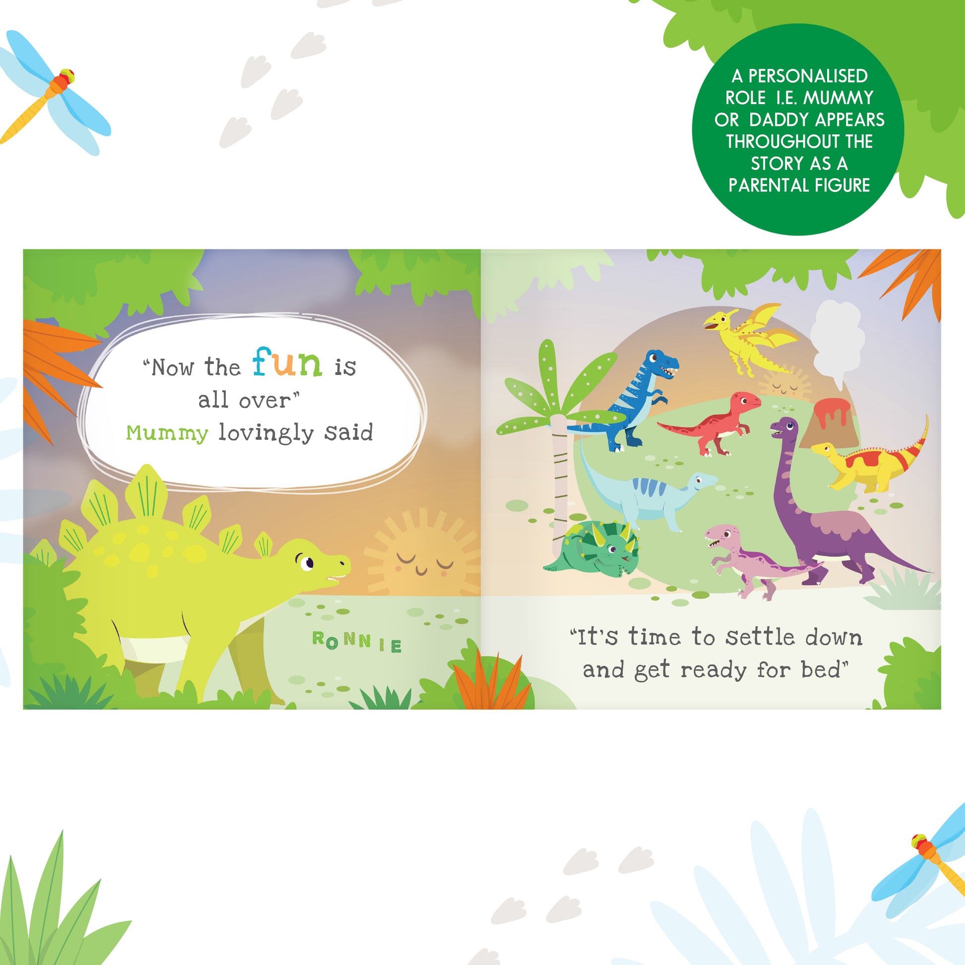 Personalised Dinosaur Book & Stacking Toy - image 11