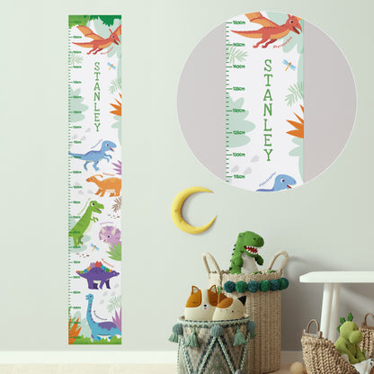 Personalised Dinosaur Height Chart from Heartfelt Gifts
