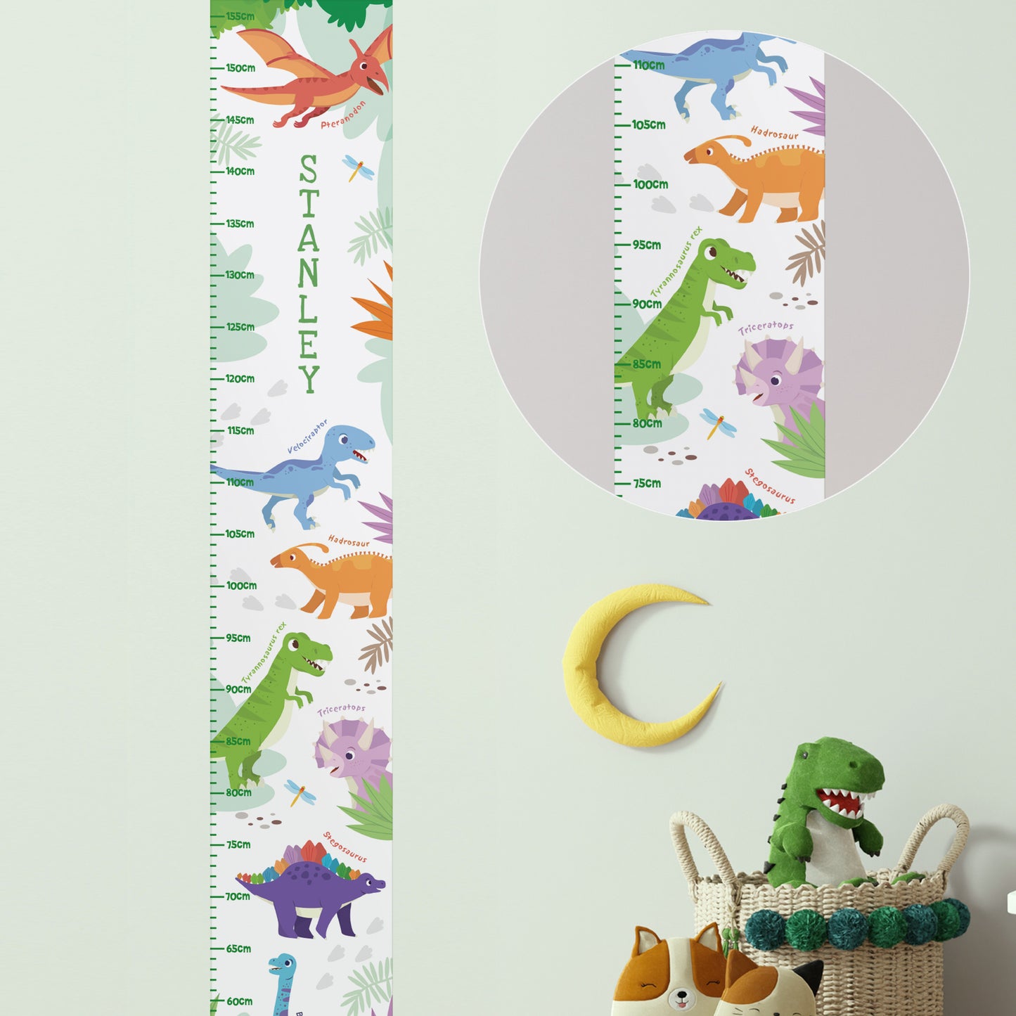 Personalised Dinosaur Height Chart - image 2
