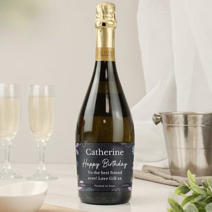 Personalised Daisy Prosecco from Heartfelt Gifts