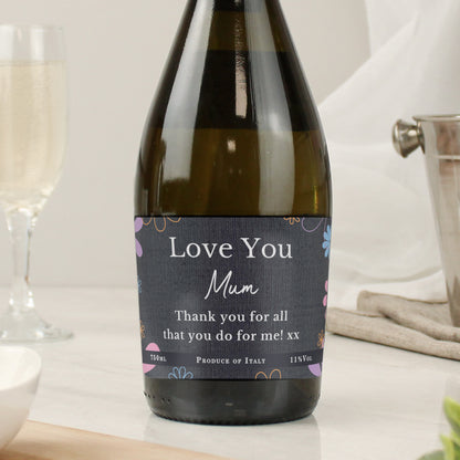 Personalised Daisy Prosecco - image 2