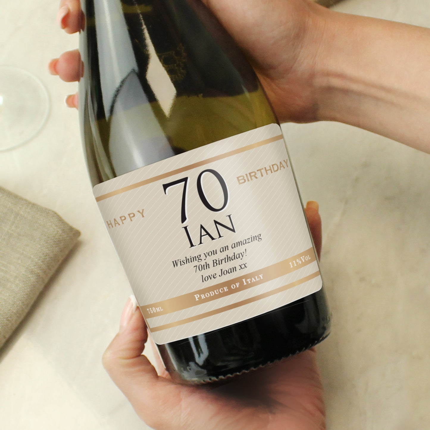 Personalised Big Age Birthday Prosecco - image 3