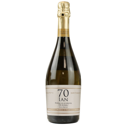 Personalised Big Age Birthday Prosecco - image 4