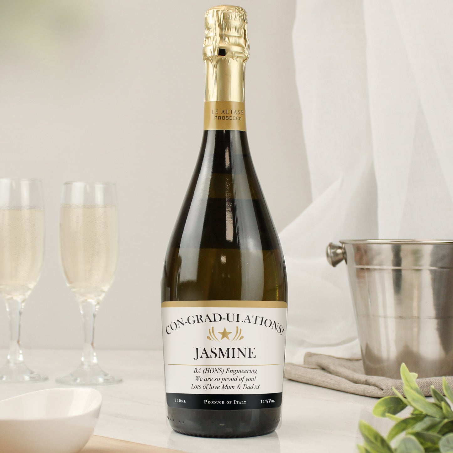 Personalised Classic Prosecco from Heartfelt Gifts
