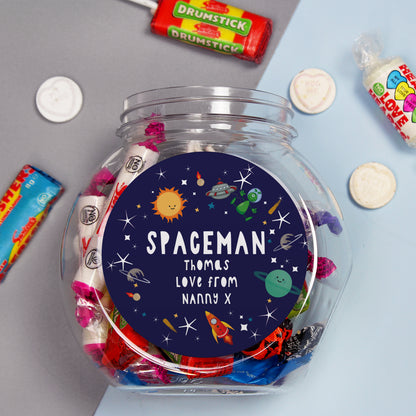 Personalised Space Sweet Jar - image 2