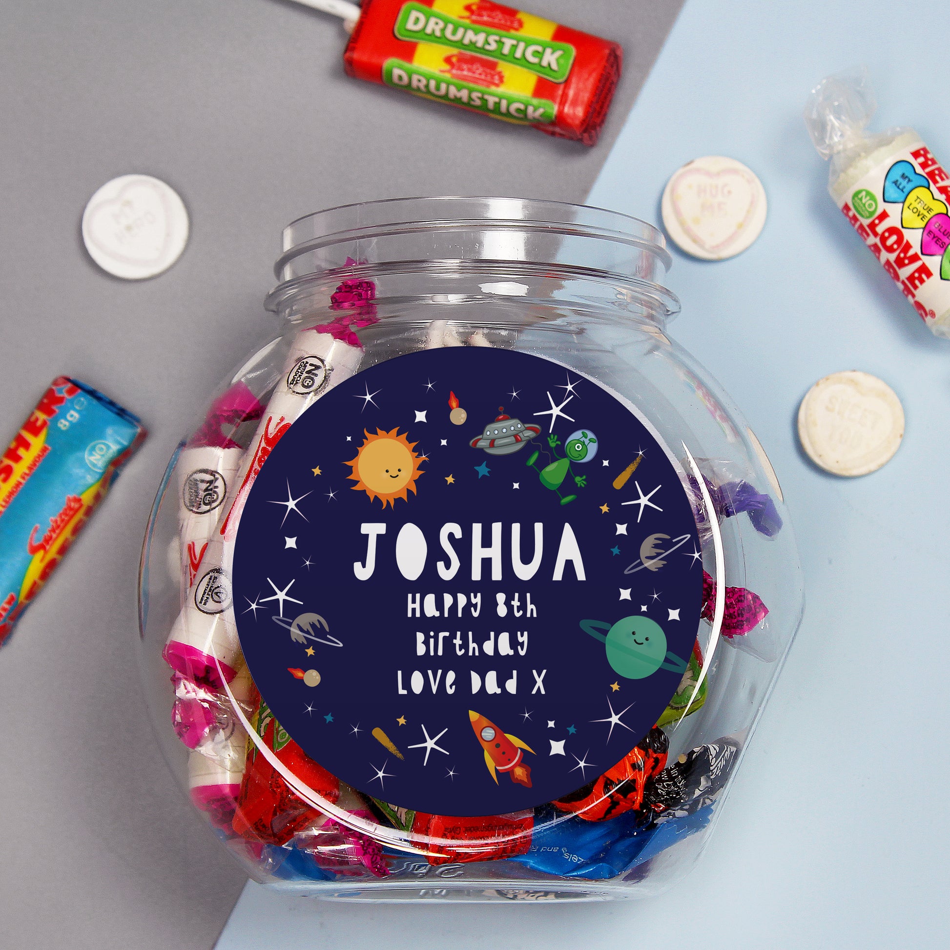 Personalised Space Sweet Jar - image 4
