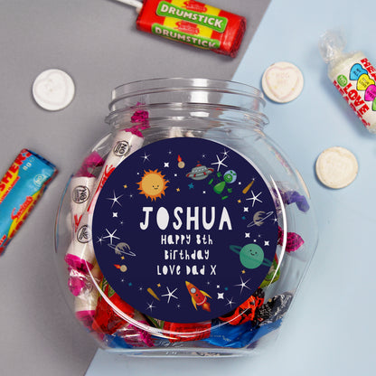 Personalised Space Sweet Jar - image 4