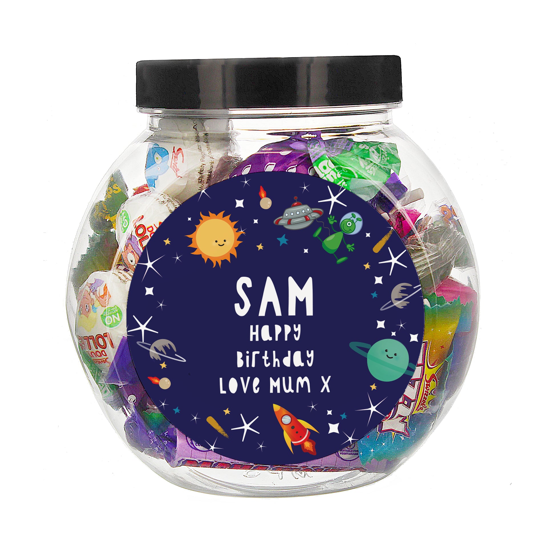 Personalised Space Sweet Jar - image 5
