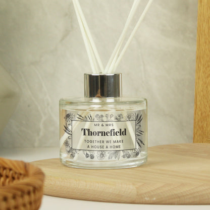 Personalised Black Foliage Reed Diffuser - image 4