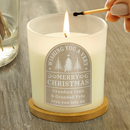 Personalised Christmas Candle Jar - image 2