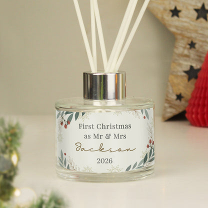 Personalised Christmas Foliage Diffuser from Heartfelt Gifts