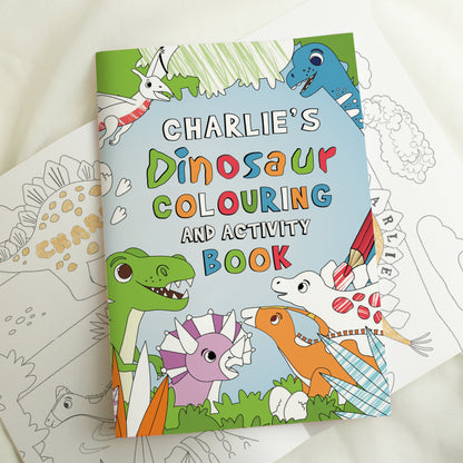 Personalised Dinosaur Colouring Book - image 4