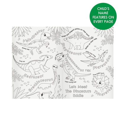 Personalised Dinosaur Colouring Book - image 6