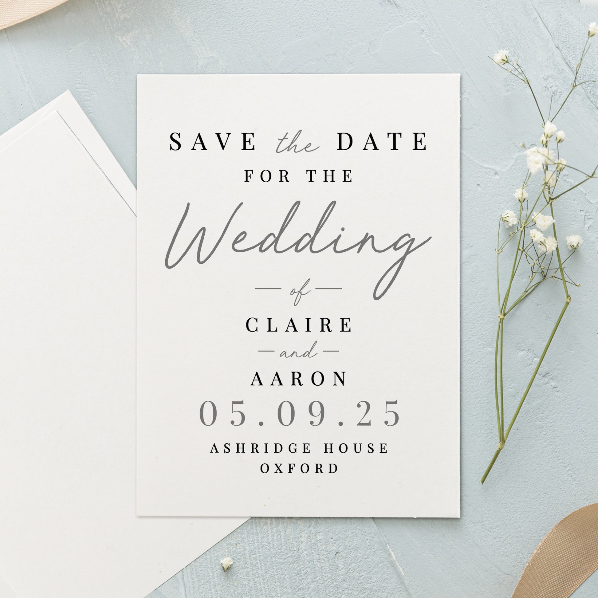 Personalised Set of 36 Wedding Save the Dates from Heartfelt Gifts