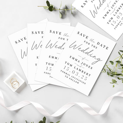 Personalised Set of 36 Wedding Save the Dates - image 3