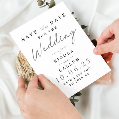 Personalised Set of 36 Wedding Save the Dates - image 4