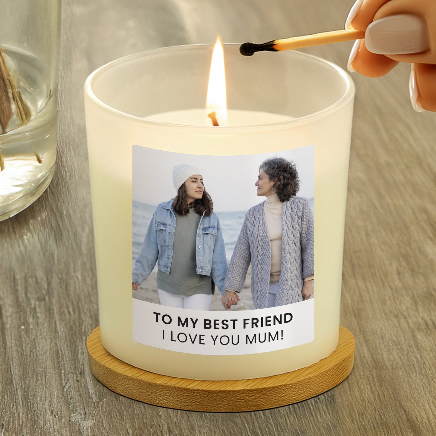Personalised Photo Upload Candle Jar - image 4