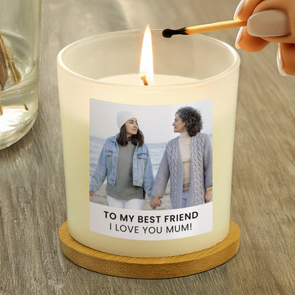 Personalised Photo Upload Candle Jar - image 4