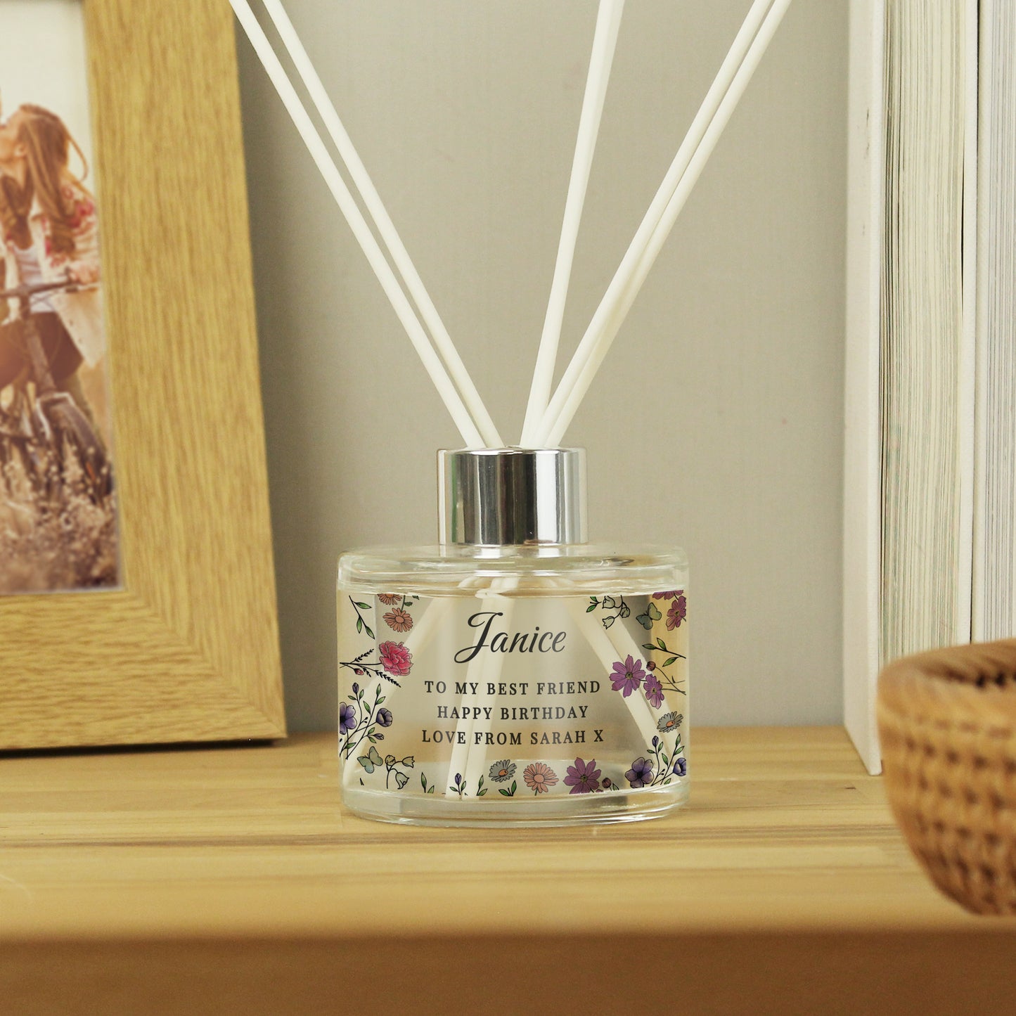 Personalised Wild Flowers Reed Diffuser - image 3