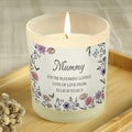 Personalised Wild Flowers Candle Jar from Heartfelt Gifts