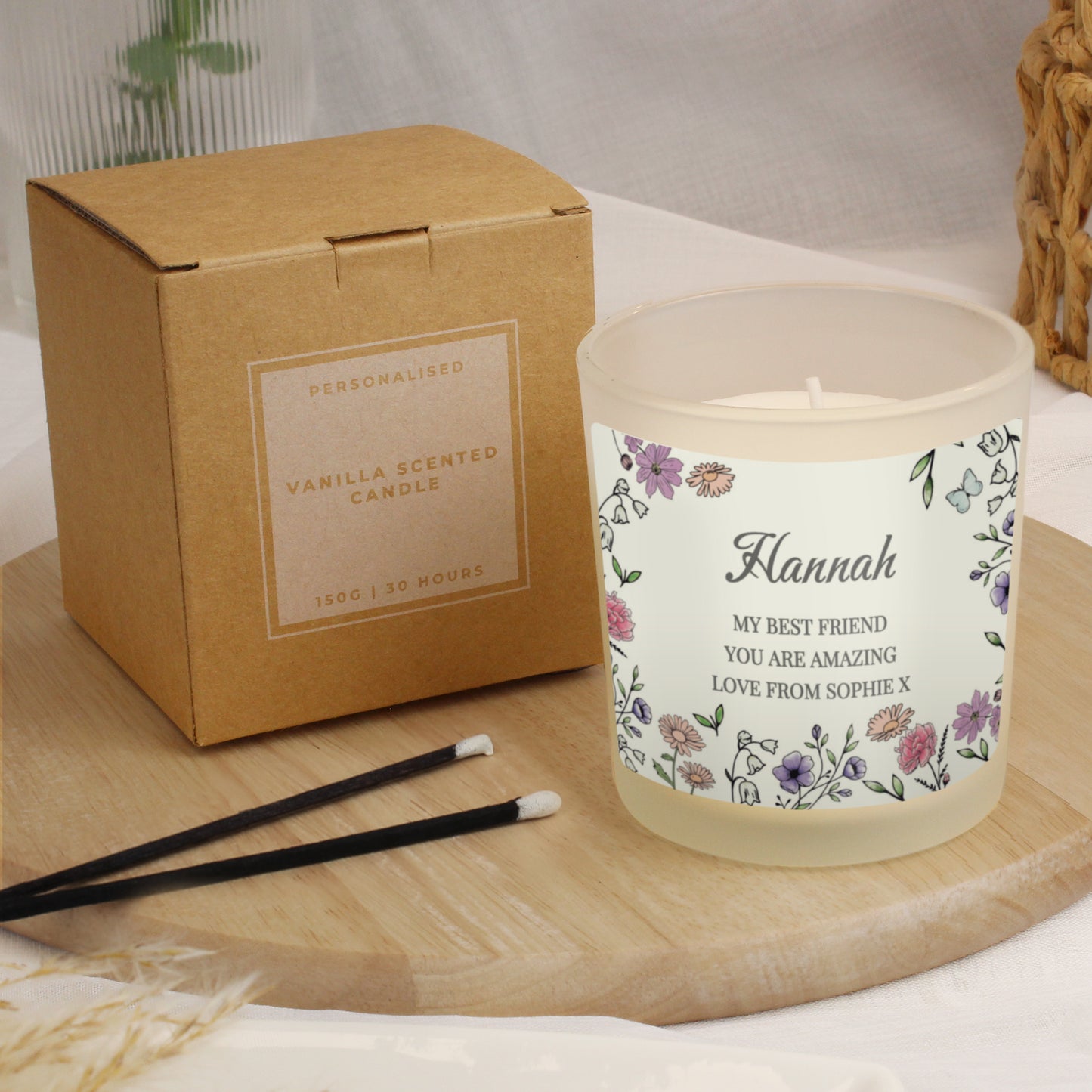 Personalised Wild Flowers Candle Jar - image 4