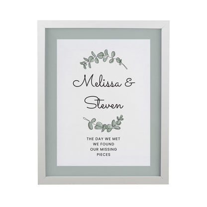 Personalised Botanical White Poster Frame - image 3
