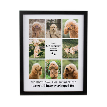 Personalised Pet Multi Photo Upload Black Framed Print - image 4
