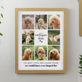 Personalised Pet Multi Photo Upload Oak Framed Print from Heartfelt Gifts