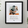 Personalised Pet Photo Upload Black Framed Print from Heartfelt Gifts