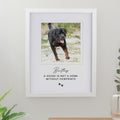 Personalised Pet Photo Upload White Framed Print from Heartfelt Gifts