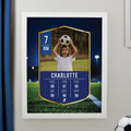 Personalised Photo Upload Football Card Football White Poster Frame from Heartfelt Gifts