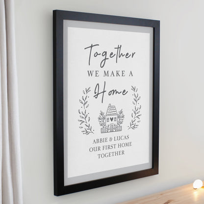 Personalised Home Black Poster Frame - image 2