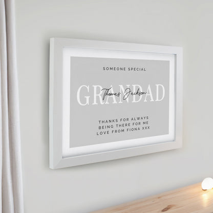 Personalised Free Text White Poster Frame - image 2