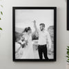Personalised Photo Upload Black Poster Frame
