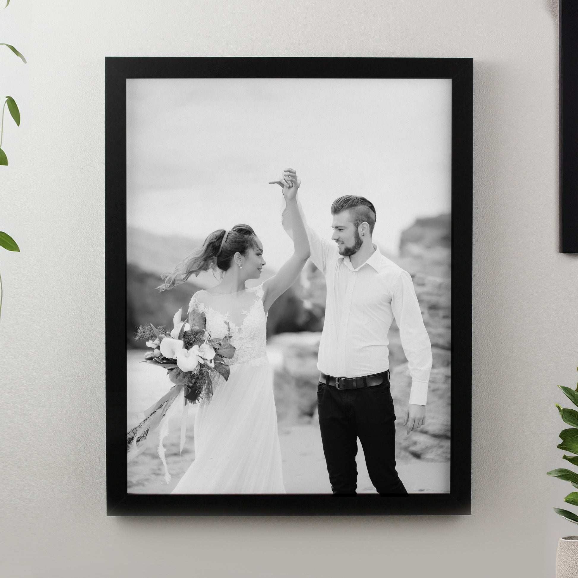 Personalised Photo Upload Black Poster Frame from Heartfelt Gifts