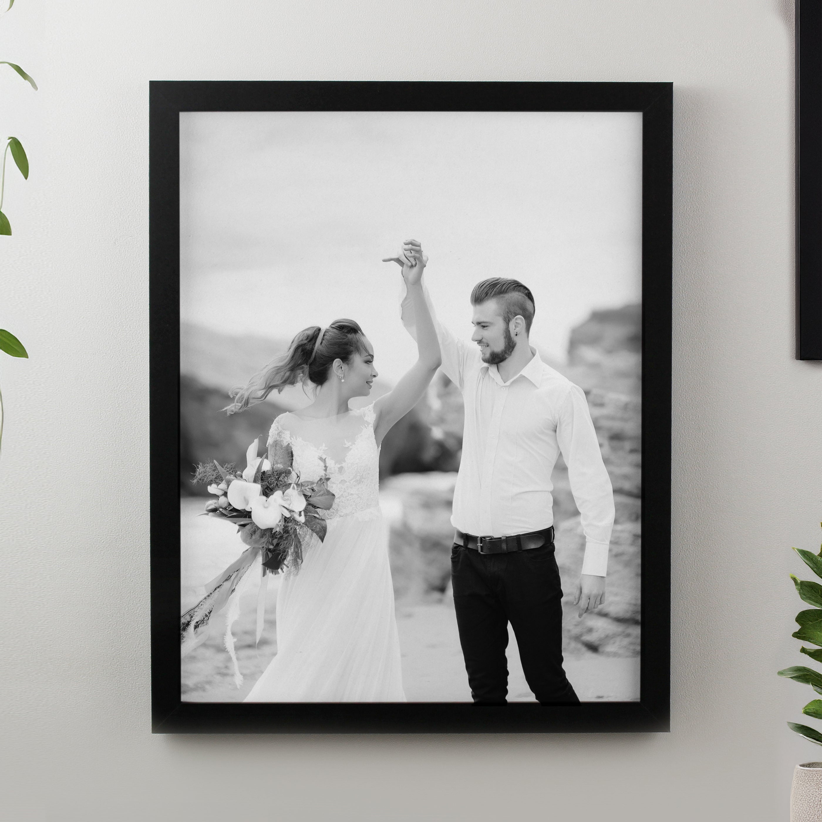 Personalised Photo Upload Black Poster Frame from Heartfelt Gifts