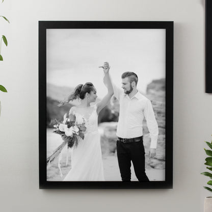 Personalised Photo Upload Black Poster Frame from Heartfelt Gifts