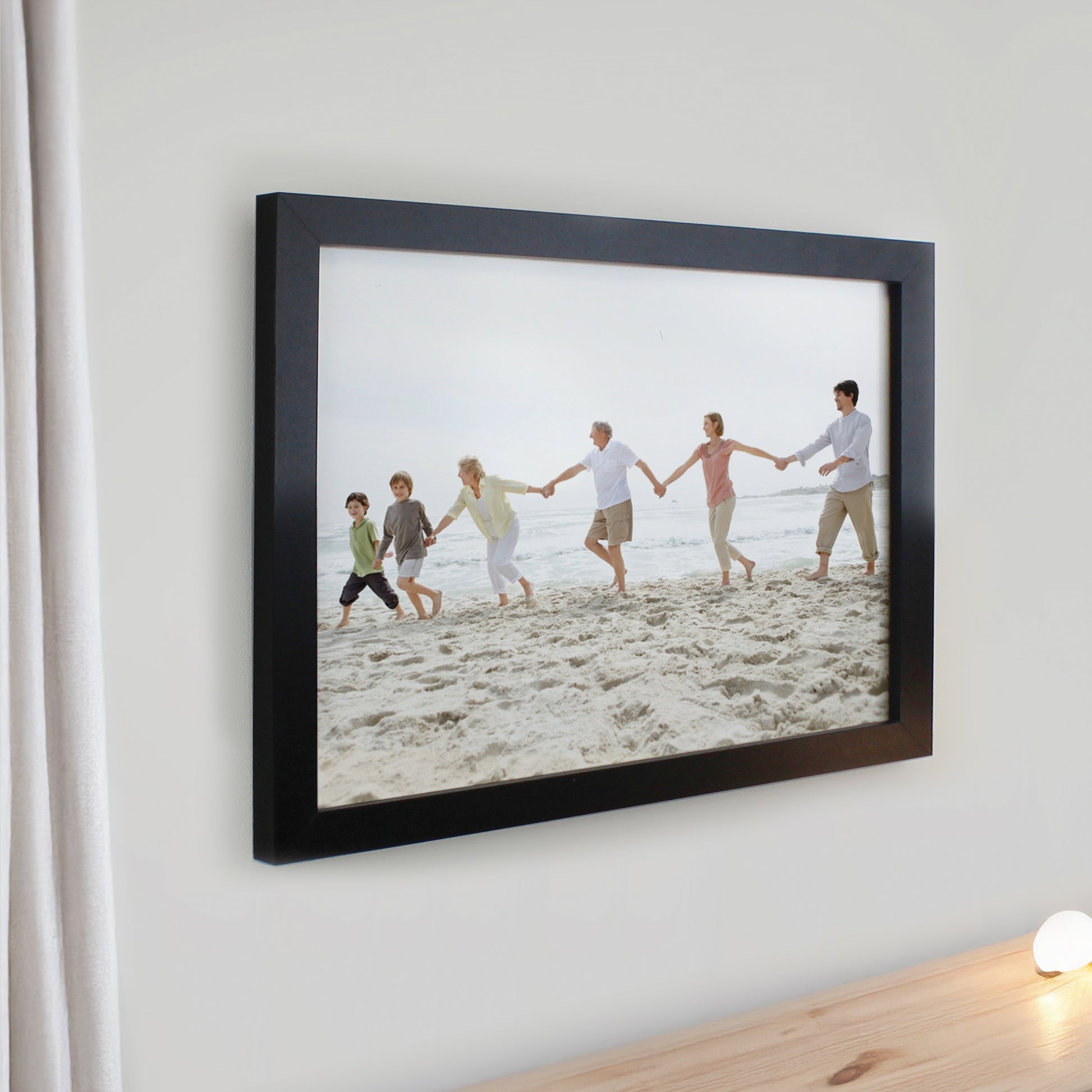 Personalised Photo Upload Black Poster Frame - image 2