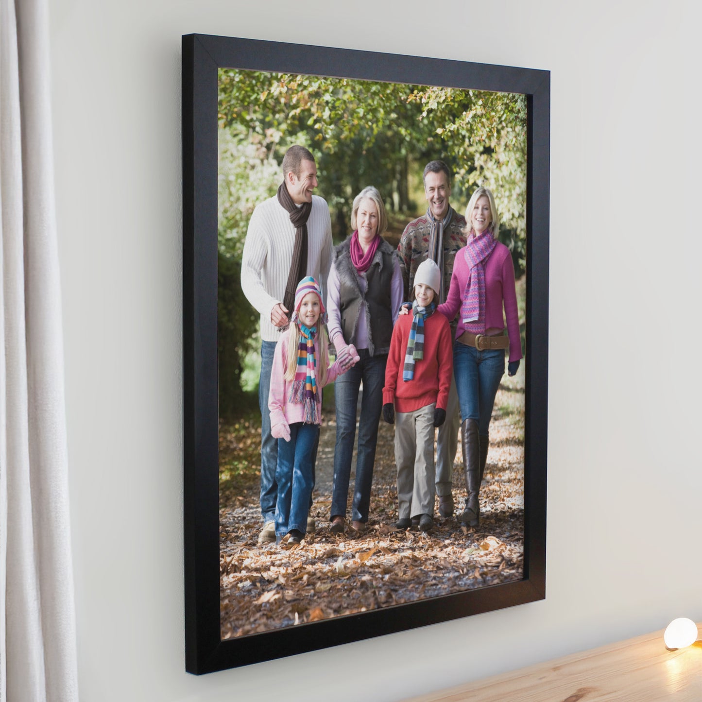 Personalised Photo Upload Black Poster Frame - image 4