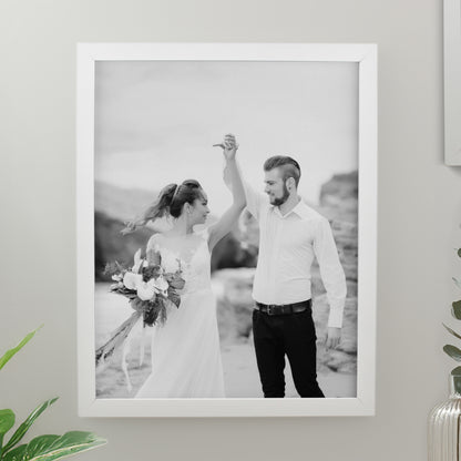 Personalised Photo Upload White Poster Frame from Heartfelt Gifts
